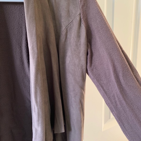 Drape front sweater jacket - Picture 2 of 3